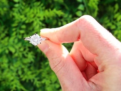 Anello solitario Bulgari Vintage con diamante da 1,50 carati e platino, risalente al 1940 circa