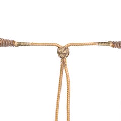 676.14 carats, natural hand polished Tourmaline Tumbled 3 - Line String Necklace