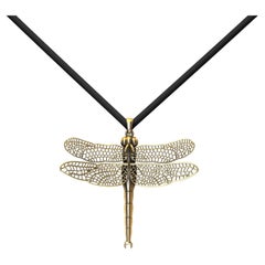 14 Karat Yellow Gold Dragon Fly