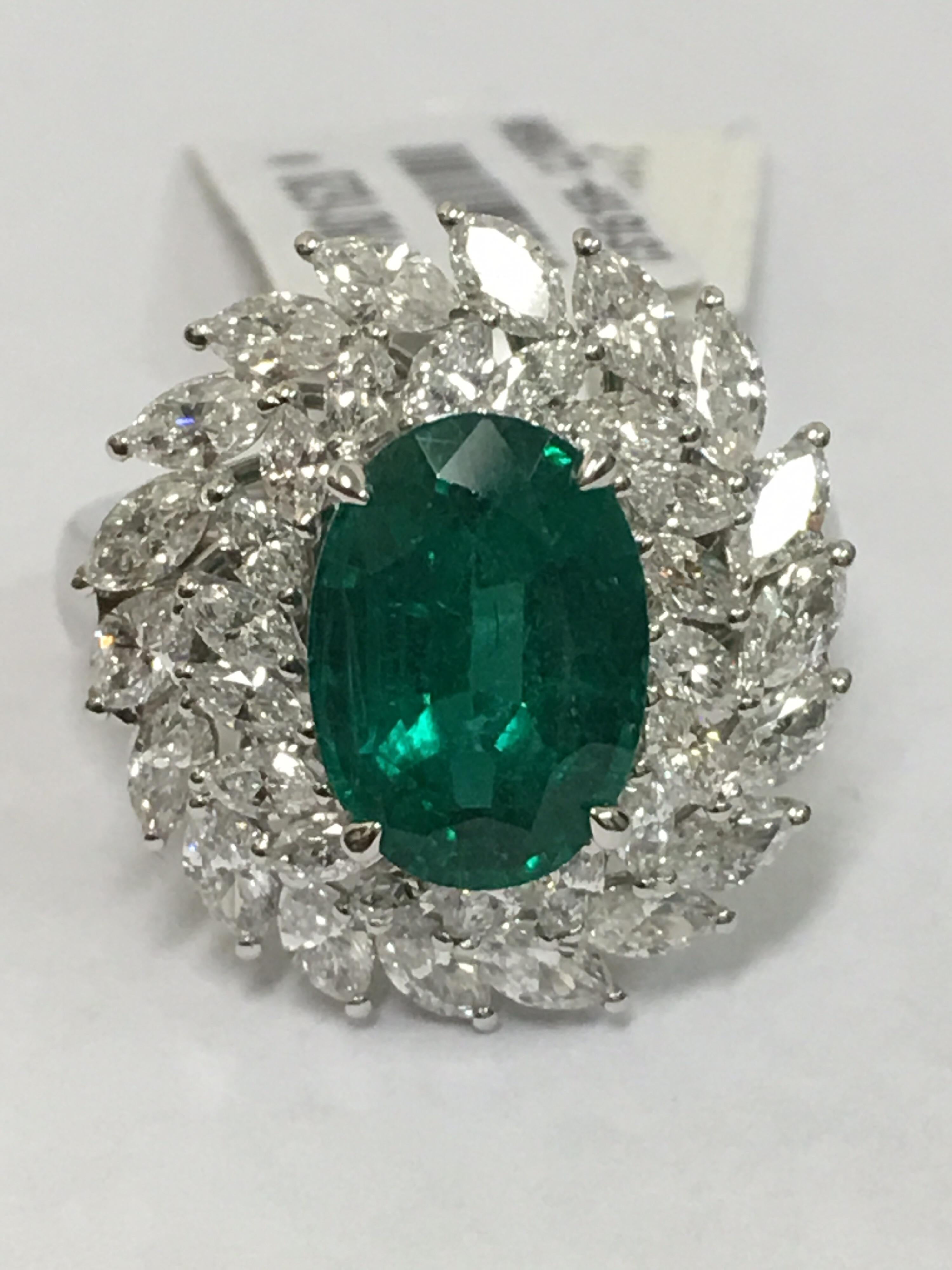 Emerald and Diamonds Ring 2