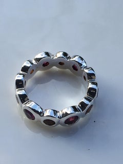 Eternity Band with Garnet and Citrine, This item is on sale for Black Friday