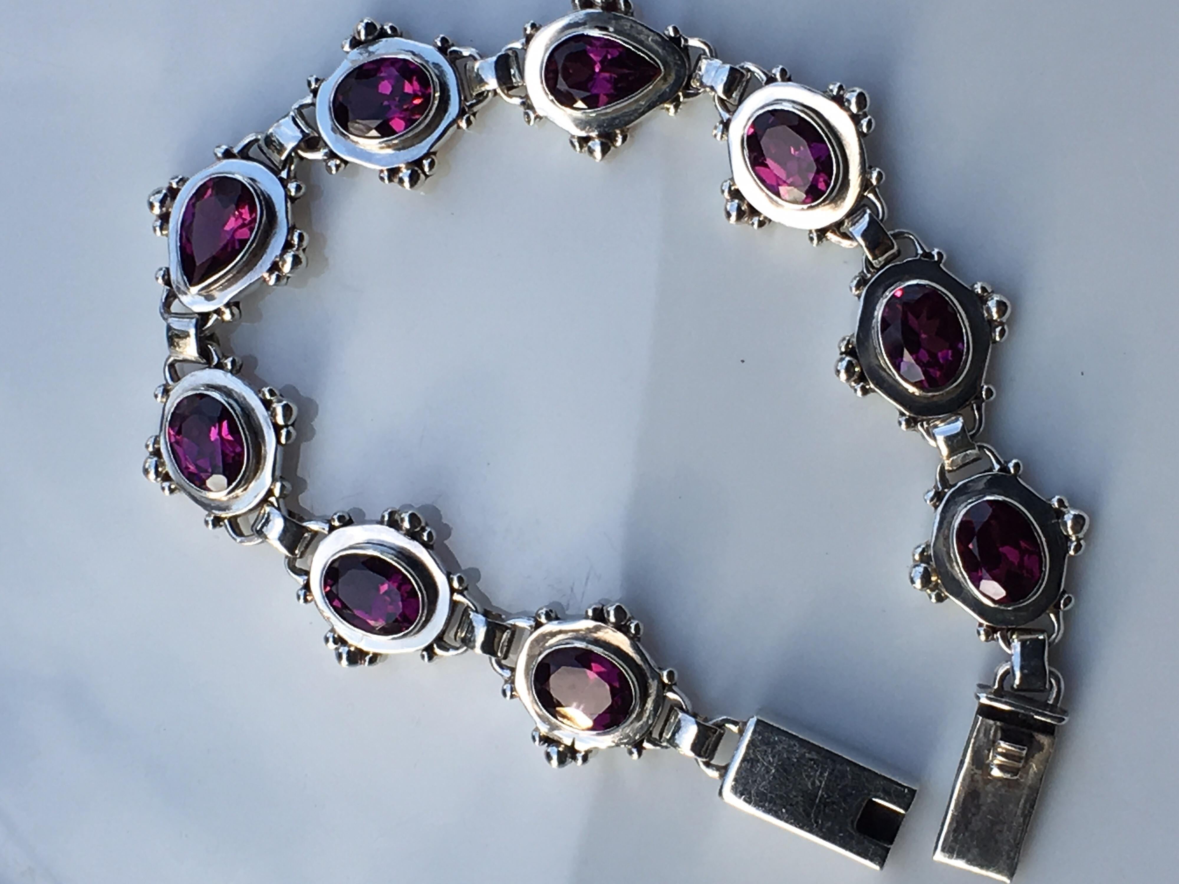 Women's Garnet Bracelet