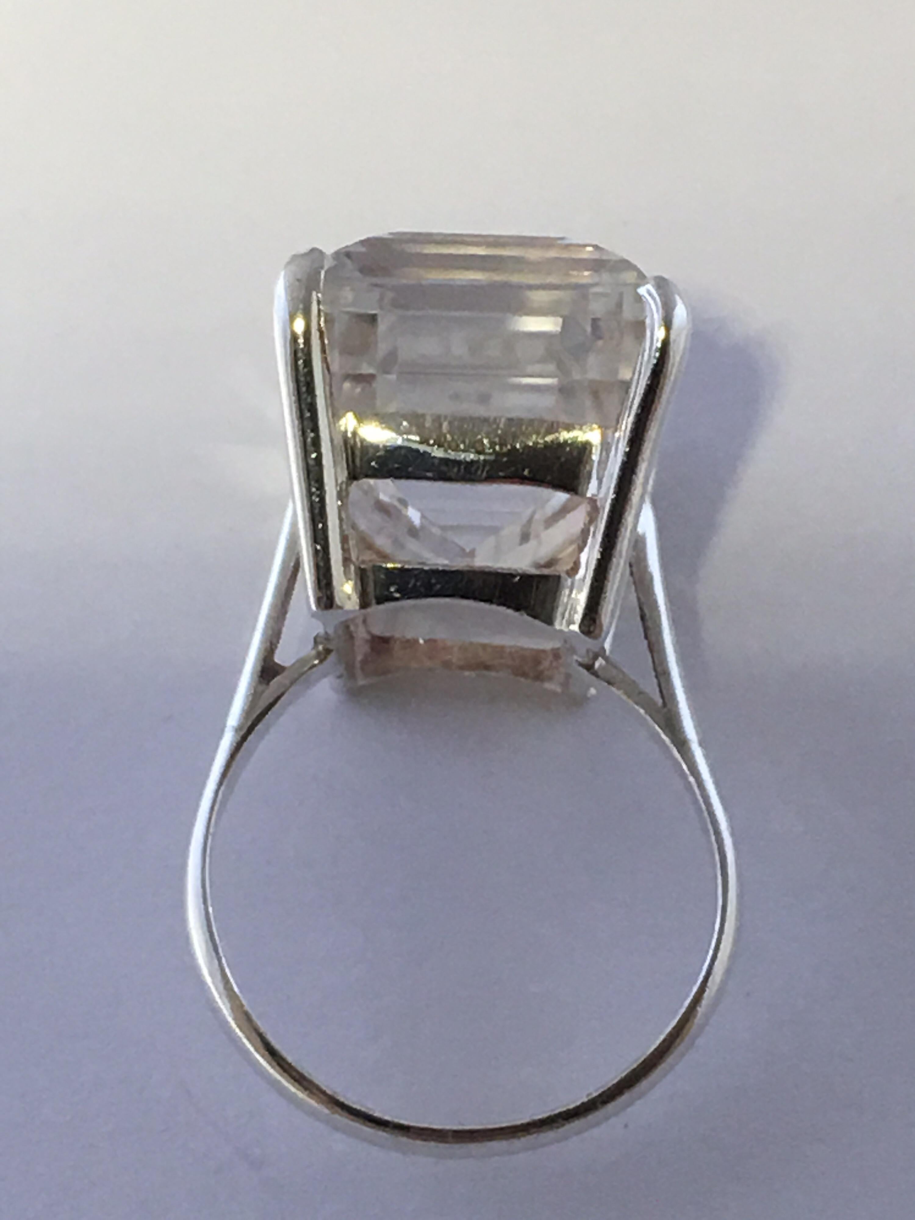 Women's Mountain Rock Crystal Ring