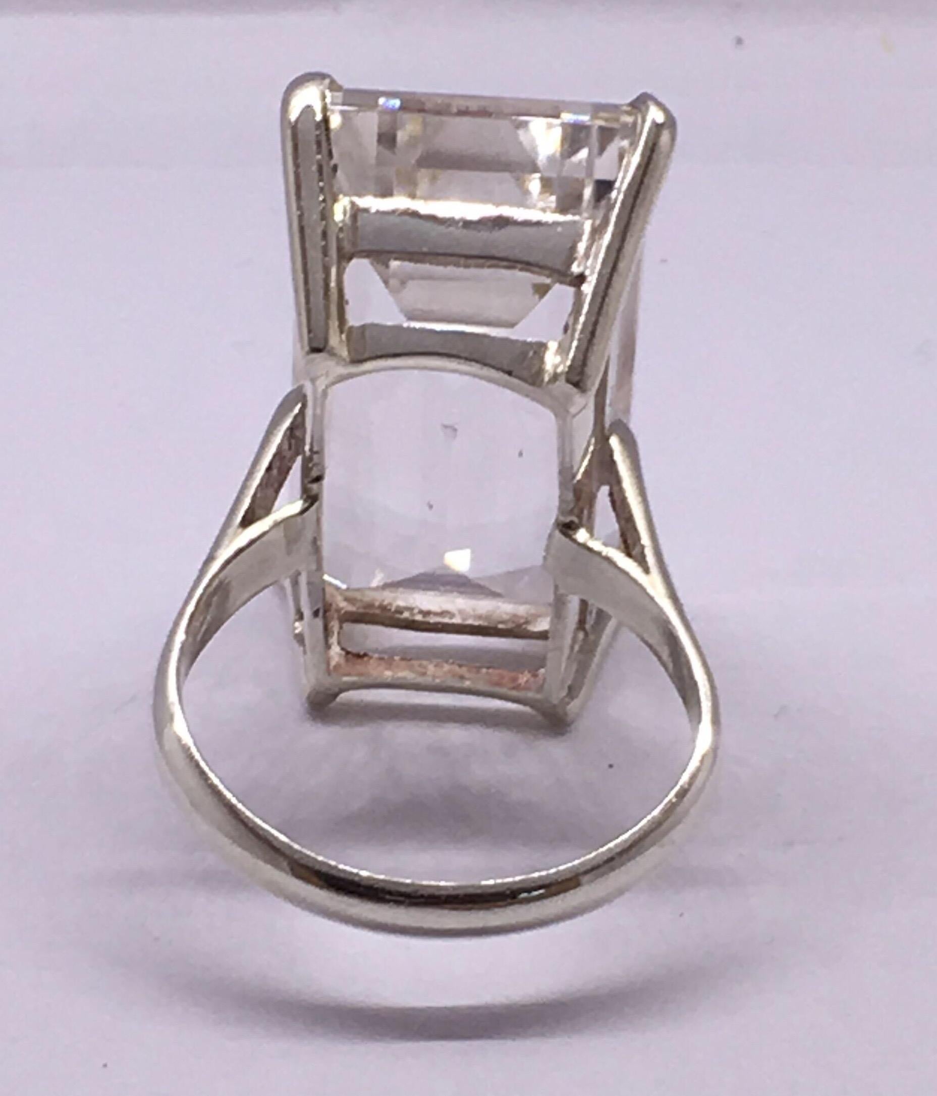 Mountain Rock Crystal Ring In New Condition In Trumbull, CT