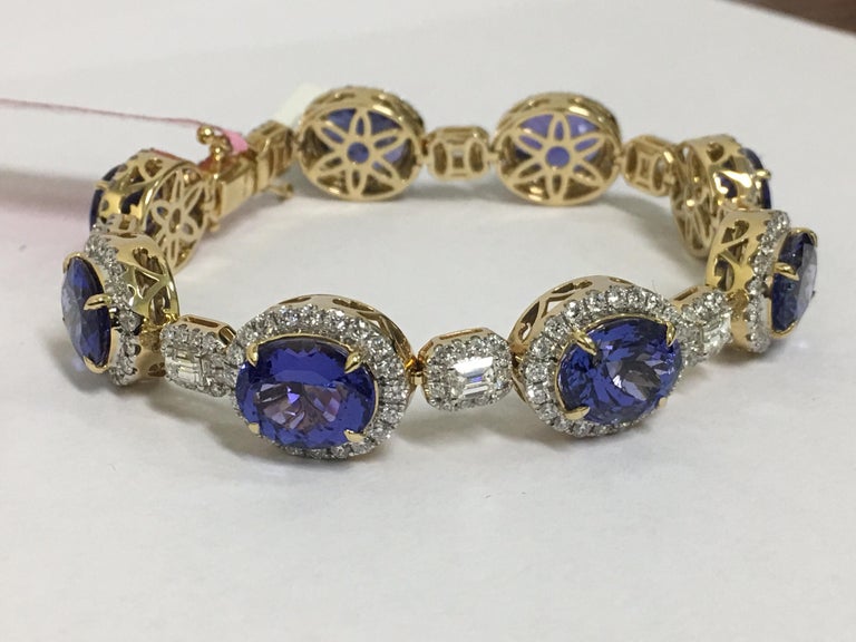 Diamond & Tanzanite Bahaar Bracelet main image 0