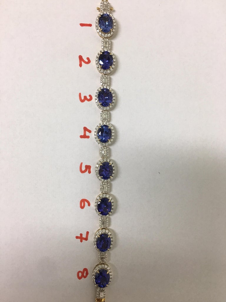 Diamond & Tanzanite Bahaar Bracelet