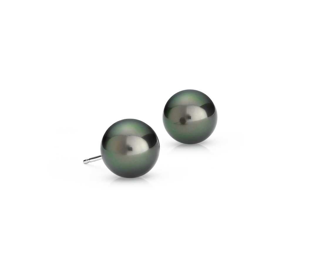 14k White Gold High Quality AAA Genuine Tahitian Pearls Stud Earrings
A Perfect Gift For your Loved Ones!
Simplicity and understated elegance have never made such a perfect combination. A beautiful pair of Tahitian pearls set on 14K white gold stud