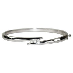 Pulsera de diamantes de oro blanco de 14 quilates 0,50 ct