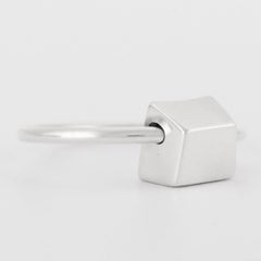 Tiffany & Co. Frank Gehry Sterling Silver Block Ring