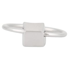 Tiffany & Co. Frank Gehry Sterling Silver Block Ring