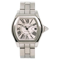 Cartier Roadster 3312 W6206017 Stainless Steel Silver Dial Auto Men's Watch 41mm