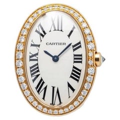 Cartier Baignoire W8000007 Quarz 18 Karat Roségold 2018 Damenuhr 24,5 mm