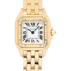 Cartier Panthere 4178 WJPN0015 w/Card Factory Diamond Bezel 18k YG Quartz 22mm