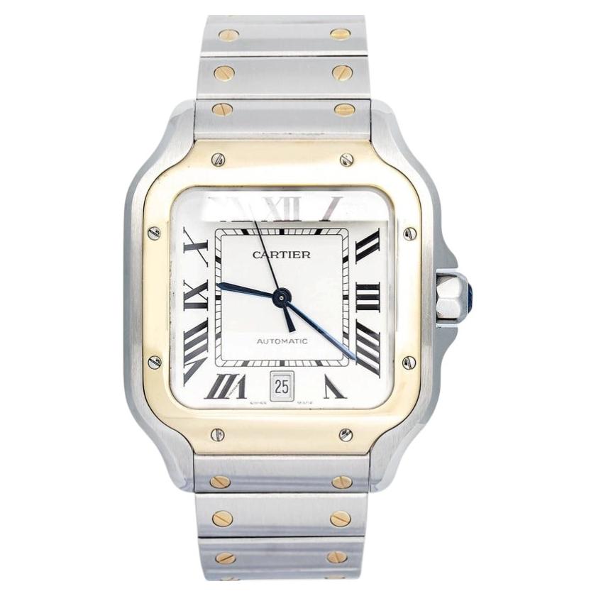 Cartier Santos de Cartier W2SA0009 Silver Dial Automatic Men's Watch 40x35mm