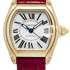 Cartier Roadster 2524 W62005V1 18k Yellow Gold Automatic Watch 37mm