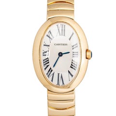 Cartier Baignoire W8000008 Silver Dial Quartz Women's Watch 32mm