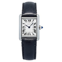 Cartier Tank Must WSTA0060 2022 Card Stainless Steel Silver Dial Women's Watch 2