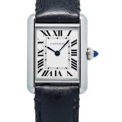 Cartier Tank Must WSTA0060 2022 Card Stainless Steel Silver Dial Women's Watch 2