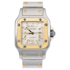 Cartier Santos Galbee W20045C4 18k Two Tone Automatic Women's Watch 24mm