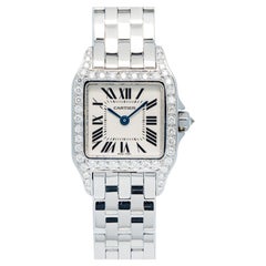 Cartier Santos Demoiselle W25064Z5 White Dial Quartz Women's Watch 20mm