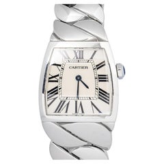 Cartier La Dona W6600221 Stainless Steel White Dial Quartz Women's Watch 28x27mm