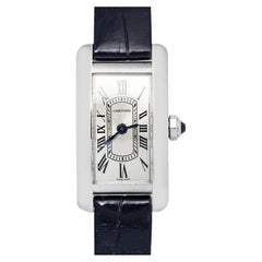Cartier Tank Americaine Mini WSTA0081 White Dial Women's Watch 15.2mm
