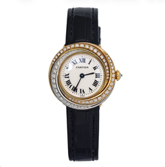 Cartier Vendome Trinity W6000146 Aftermarket Diamond Women's Watch 27mm