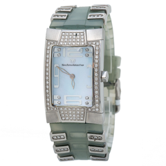 Technomarine DXSL 1.0CT SS Blue Arabic Dial Quartz Men's Watch 36mm