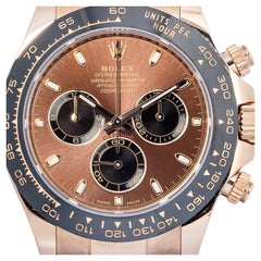 Rolex Cosmograph Daytona 116515LN 18k RG Chocolate Index Dial Auto Men's 40mm
