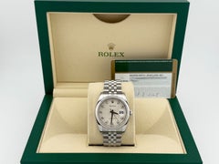Rolex Datejust 116234 36mm Factory Jubilee Diamond Dial 18k Gold Steel Box Paper
