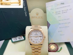 2004 Rolex Day Date President 118238 Mother of Pearl MOP Dial 18K Gold Box Paper