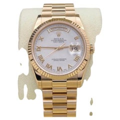 2004 Rolex Day Date President 118238 Mother of Pearl MOP Dial 18K Gold Box Paper