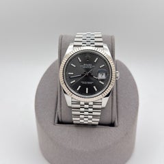 2023 Rolex Datejust 41 126334 Slate Rhodium 18k Gold Steel Box Paper Jubilee