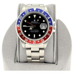 Rolex GMT Master Pepsi 16700 40mm Red Blue Bezel Stainless Steel