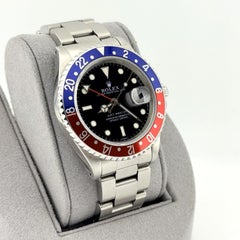 Rolex GMT Master Pepsi 16700 40mm Red Blue Bezel Stainless Steel