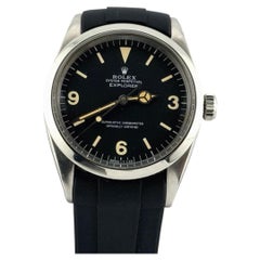 Vintage Rolex Explorer 1016 36mm Black Patina Dial Stainless Steel