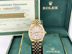 Vintage Rolex Oyster Perpetual Coca Cola Dial 1003 14k Yellow Gold Box Paper