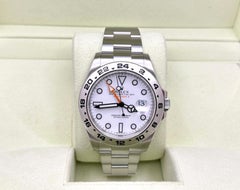 Rolex Explorer II 216570 42mm Polar White Dial Stainless Steel Box Paper
