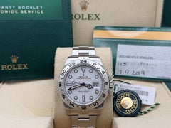 2019 Rolex Explorer II 216570 42mm Polar White Dial Stainless Steel Box Paper