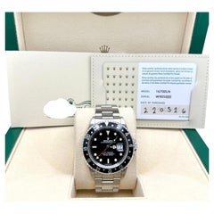 Rolex GMT Master 16700LN de 2026, 16700, 40 mm, acier inoxydable noir, avec boîte et papiers