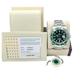 2023 CPO Rolex Submariner Hulk 116610LV Green Bezel Green Dial Stainless Steel