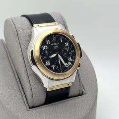 Hublot MDM Geneve Chronograph 1810.2 40mm Black Dial 18k Yellow Gold Steel