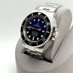 Rolex Sea Dweller Deepsea 126660, cadran bleu, James Cameron, 44 mm, acier, dans son coffret d'origine avec papiers