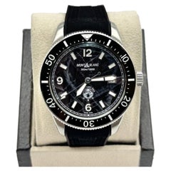 Montblanc Iced Sea Automatic Date 1858 MB129371 41mm Black Glacier Dial Steel
