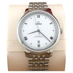Omega De Ville Prestige 434.10.40.20.02.001 40 mm, boîtier en acier inoxydable, notice d'emballage