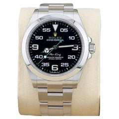 2025 Rolex Air King 126900 40mm Black Dial Stainless Steel Box Papers