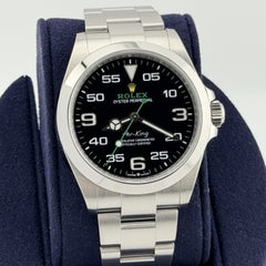 2025 Rolex Air King 126900 40mm Black Dial Stainless Steel Box Papers