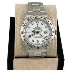 Rolex Explorer II 16550 40mm White Polar Dial Stainless Steel 1986