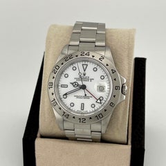 Rolex Explorer II 16550 40mm White Polar Dial Stainless Steel 1986