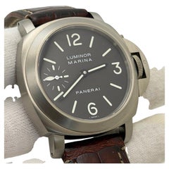 Panerai Luminor Marina PAM00118 PAM 118 44mm Tobacco Dial Titanium Leather